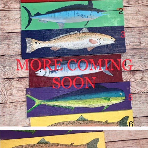 Other - Your Choice Pallet Board Handpainted Fish
